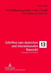 Die Abwaegung Gemaeß § 1 Abs. 7 Baugb Nach Erlass Des Eag Bau cover