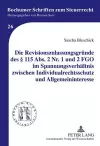 Die Revisionszulassungsgruende Des § 115 Abs. 2 Nr. 1 Und 2 Fgo Im Spannungsverhaeltnis Zwischen Individualrechtsschutz Und Allgemeininteresse cover