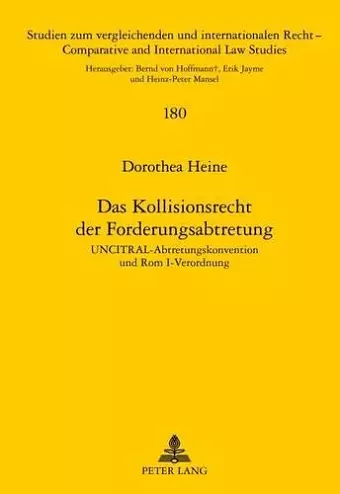 Das Kollisionsrecht Der Forderungsabtretung cover