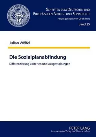 Die Sozialplanabfindung cover