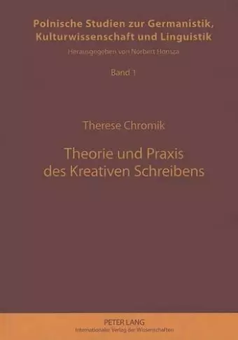 Theorie Und Praxis Des Kreativen Schreibens cover