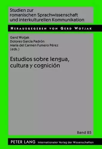 Estudios Sobre Lengua, Cultura Y Cognición cover