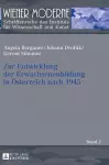 Zur Entwicklung der Erwachsenenbildung in Oesterreich nach 1945 cover