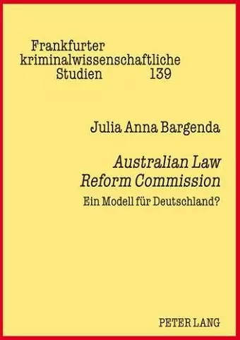 Australian Law Reform Commission cover