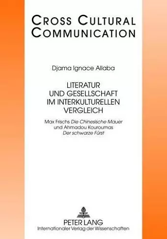 Literatur Und Gesellschaft Im Interkulturellen Vergleich cover