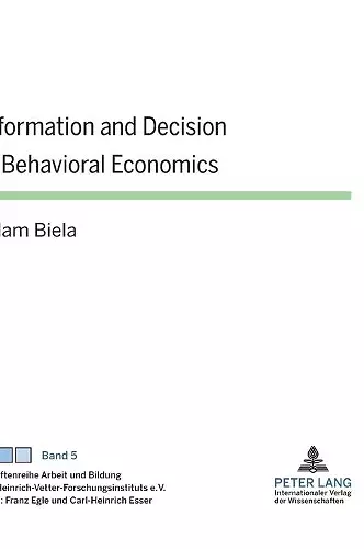 Information and Decision in Behavioral Economics cover