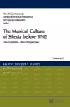 The Musical Culture of Silesia before 1742 cover