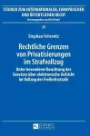 Rechtliche Grenzen von Privatisierungen im Strafvollzug cover