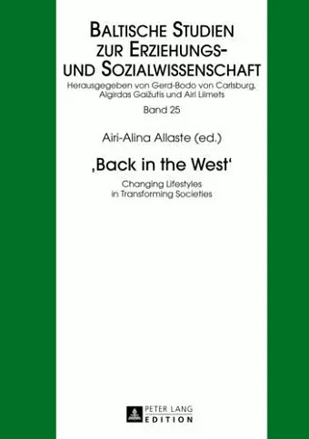 «Back in the West» cover