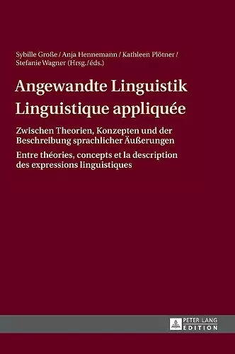 Angewandte Linguistik / Linguistique appliquée cover