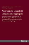 Angewandte Linguistik / Linguistique appliqu�e cover