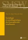 Sociologie Et Sociolinguistique Des Francophonies Israéliennes cover