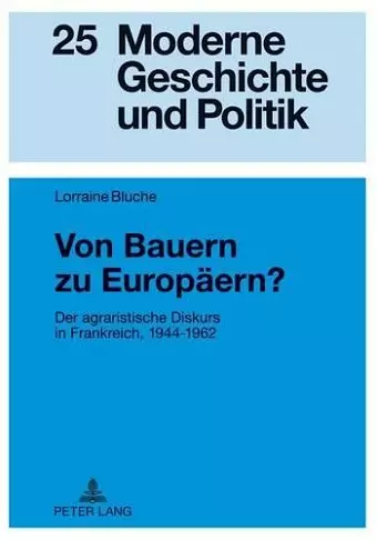 Von Bauern Zu Europaeern? cover