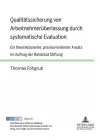 Qualitaetssicherung Von Arbeitnehmerueberlassung Durch Systematische Evaluation cover