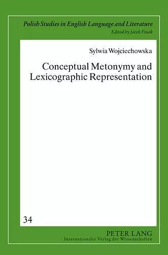 Conceptual Metonymy and Lexicographic Representation cover