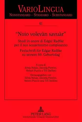 «Noio Volevàn Savuàr» cover