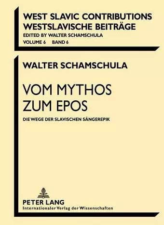 Vom Mythos Zum Epos cover