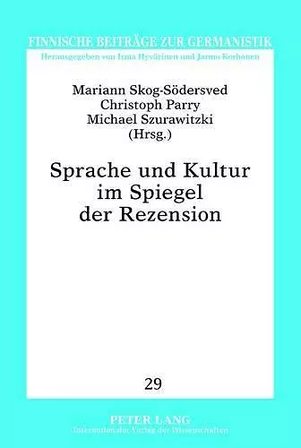 Sprache Und Kultur Im Spiegel Der Rezension cover