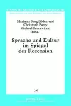 Sprache Und Kultur Im Spiegel Der Rezension cover