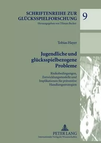 Jugendliche Und Gluecksspielbezogene Probleme cover