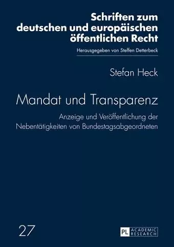 Mandat Und Transparenz cover