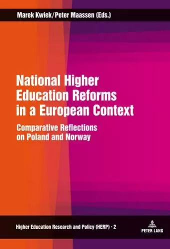 National Higher Education Reforms in a European Context cover