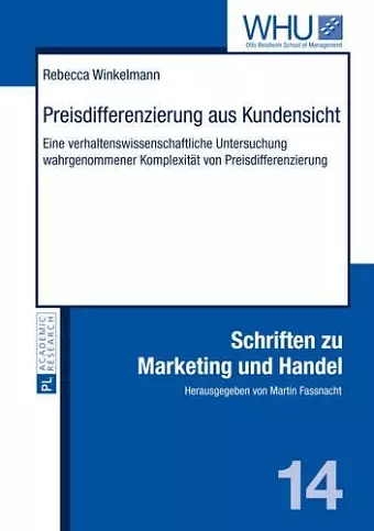 Preisdifferenzierung Aus Kundensicht cover