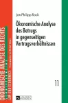 Oekonomische Analyse des Betrugs in gegenseitigen Vertragsverhaeltnissen cover