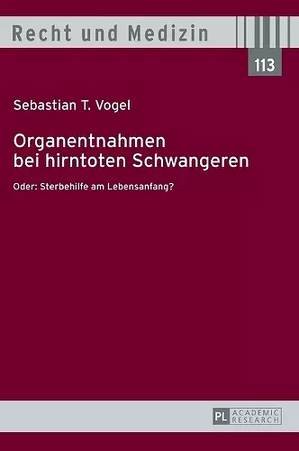 Organentnahmen bei hirntoten Schwangeren cover