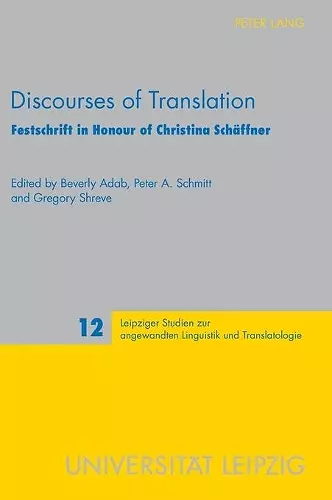 Discourses of Translation cover