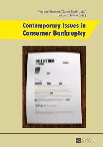 Contemporary Issues in Consumer Bankruptcy cover