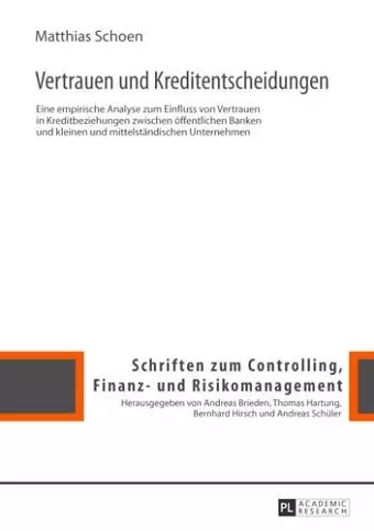 Vertrauen Und Kreditentscheidungen cover