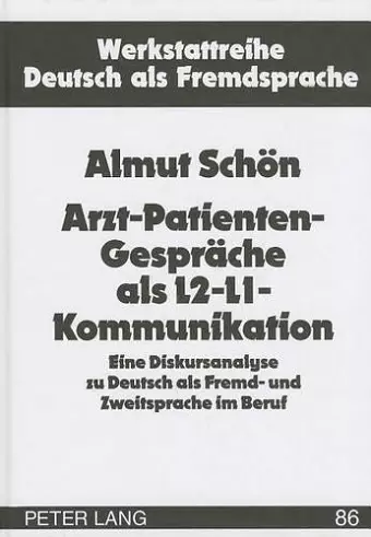 Arzt-Patienten-Gespraeche ALS L2-L1-Kommunikation cover