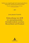 Einbeziehung Von Agb Im Unternehmerischen Geschaeftsverkehr Zwischen Deutschland Und Finnland cover