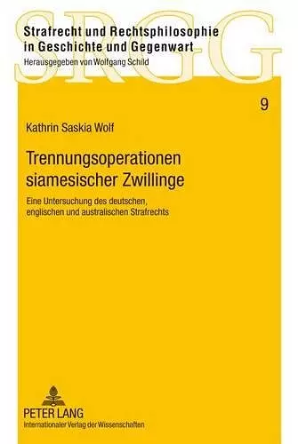 Trennungsoperationen Siamesischer Zwillinge cover