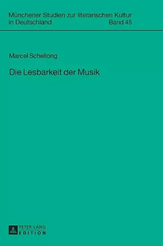 Die Lesbarkeit Der Musik cover