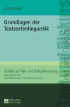 Grundlagen Der Textsortenlinguistik cover