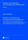 Optionen Zur Regulierung Des Publizistischen Wettbewerbs cover