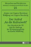 Der Aufruf An die Kulturwelt! cover