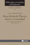 Keine Kritische Theorie ohne Leo Loewenthal cover