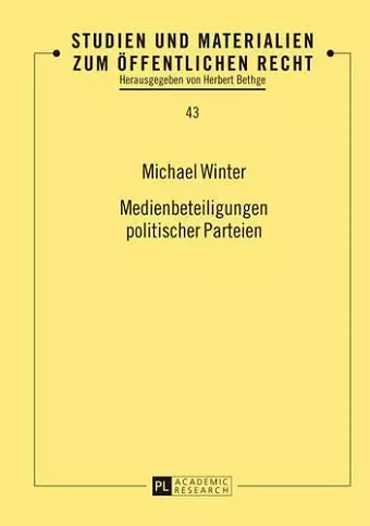 Medienbeteiligungen politischer Parteien cover