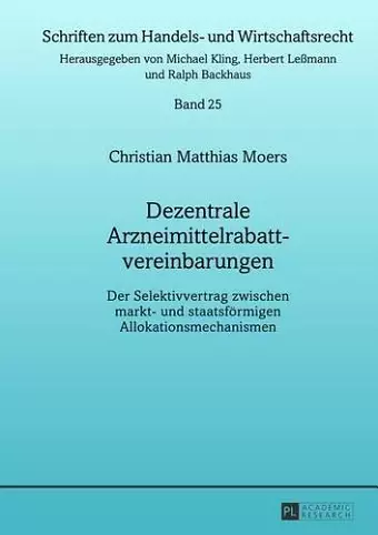 Dezentrale Arzneimittelrabattvereinbarungen cover