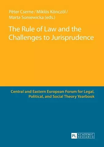 The Rule of Law and the Challenges to Jurisprudence cover