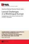 Lexical Challenges in a Multilingual Europe cover