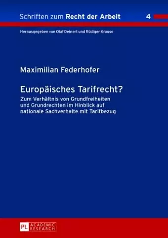 Europaeisches Tarifrecht? cover