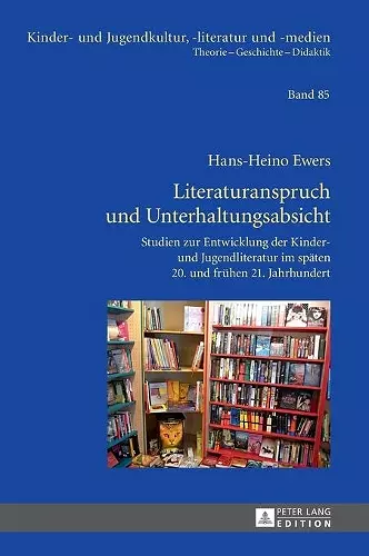 Literaturanspruch und Unterhaltungsabsicht cover