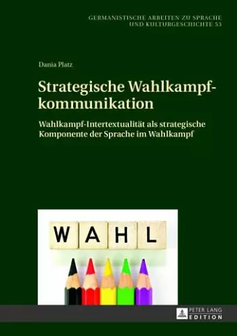 Strategische Wahlkampfkommunikation cover