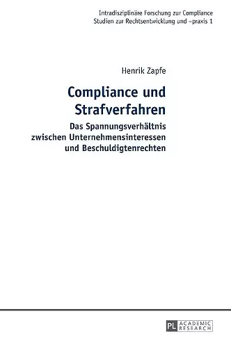 Compliance und Strafverfahren cover