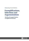 Exemplifications, Selections and Argumentations cover