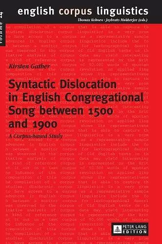 Syntactic Dislocation in English Congregational Song between 1500 and 1900 cover